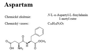 aspartam vzorec